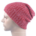 Mens Soft Stretch Slouch Invierno punto doble capa cálida gorro Beanie Hat (HW424)